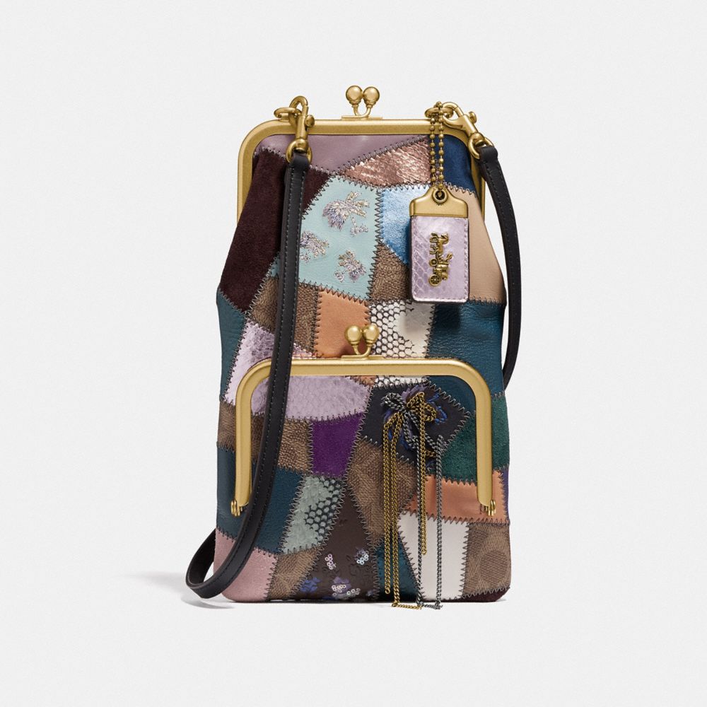 Double Frame Crossbody With Signature Patchwork