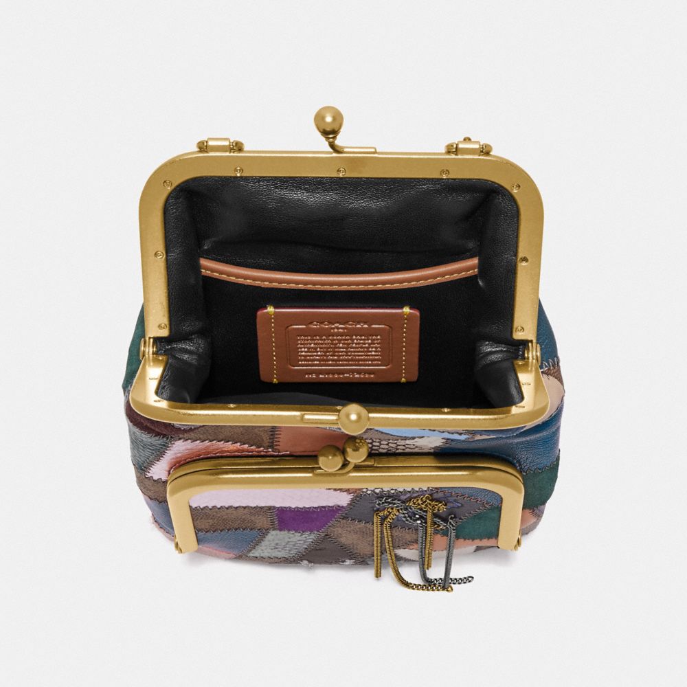Double Frame Crossbody With Signature Patchwork