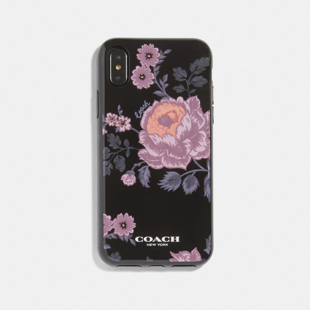 Coque pour iPhone X/Xs à imprimé floral