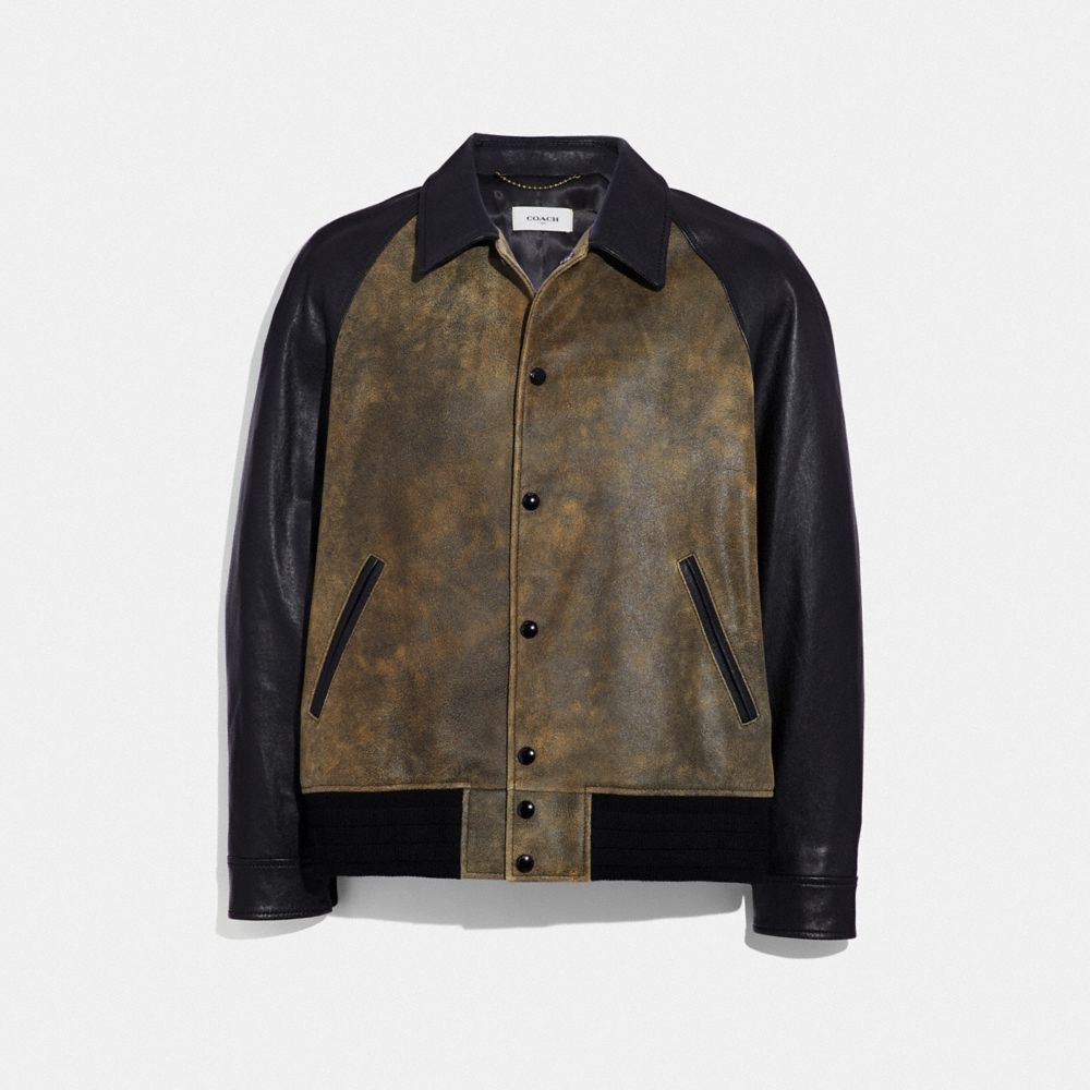 Snap Front Varsity Jacket