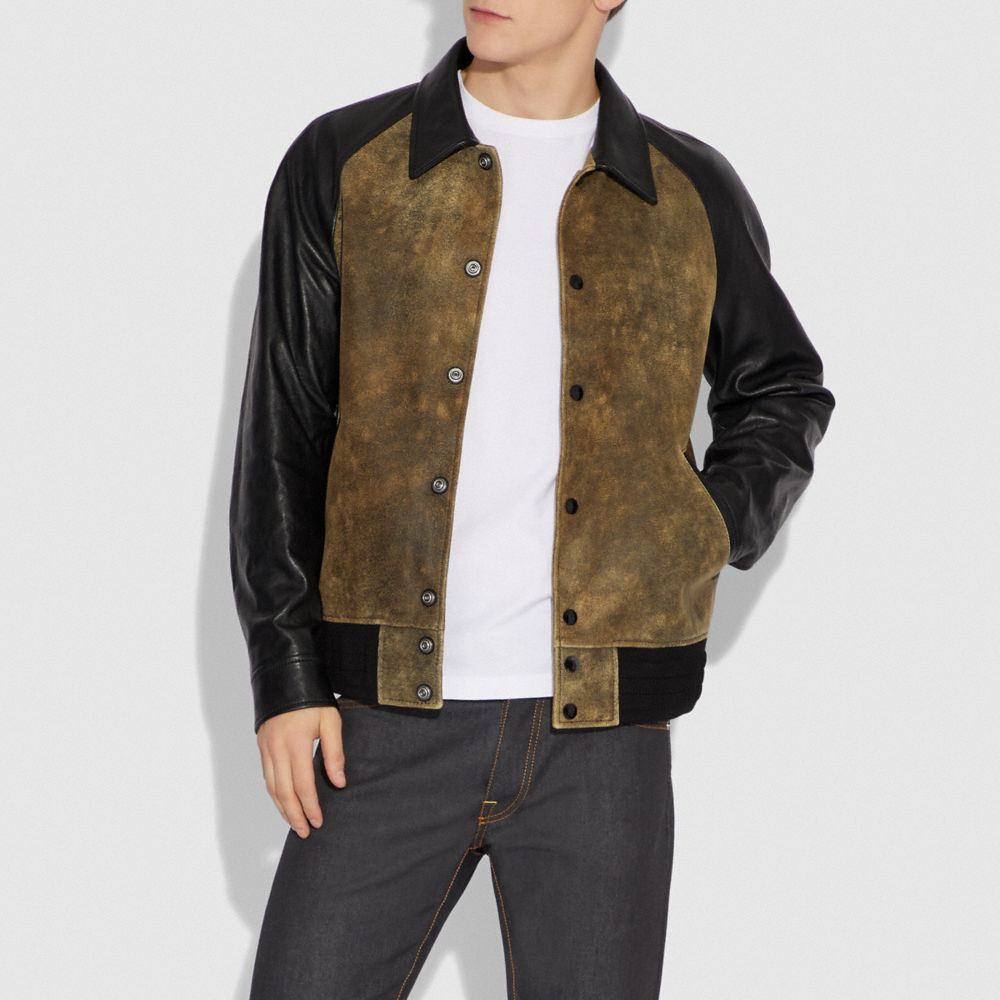 Snap Front Varsity Jacket