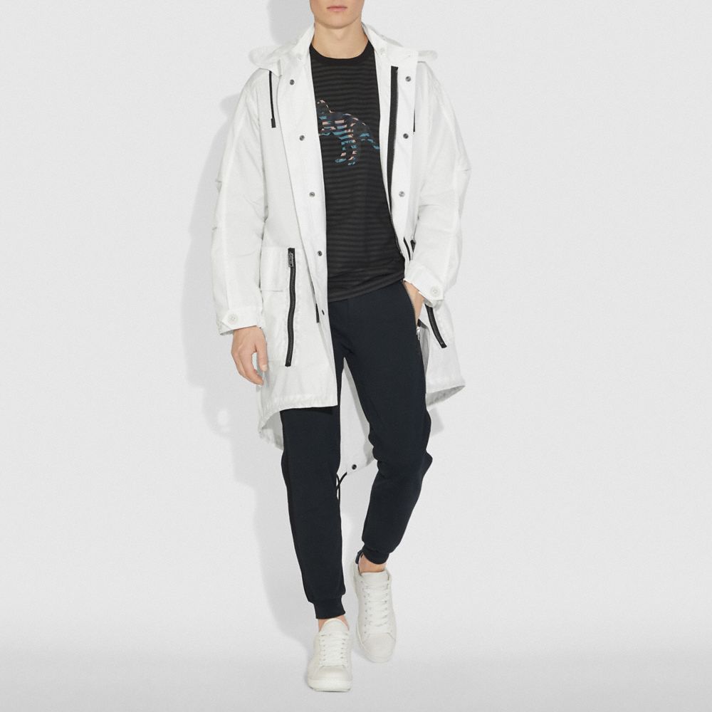 White on sale military coat