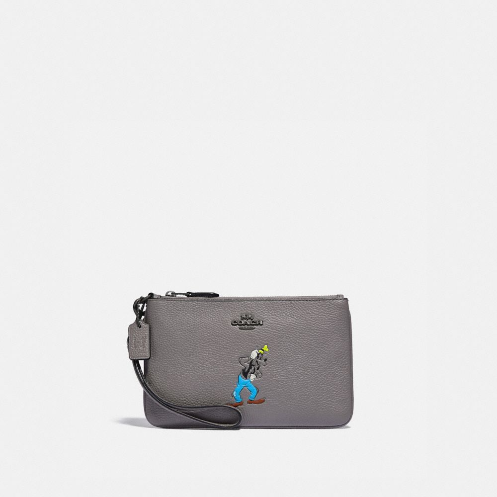 COACH® | Disney X Coach Small Wristlet With Goofy Motif