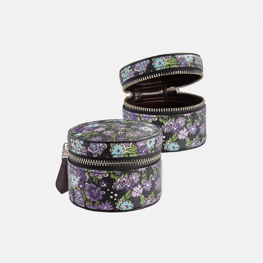 Complimentary Jewelry Box With Floral Print