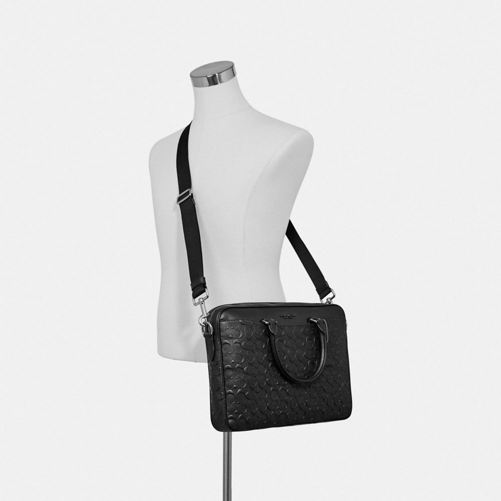 COACH® Outlet | Beckett Compact Brief In Signature Leather