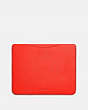COACH®,TABLET SLEEVE,Smooth Leather,Electric Coral,Front View