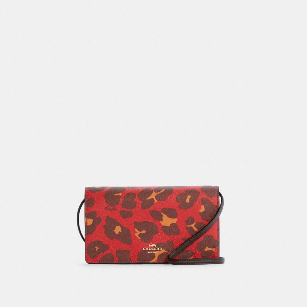 Anna foldover crossbody online clutch