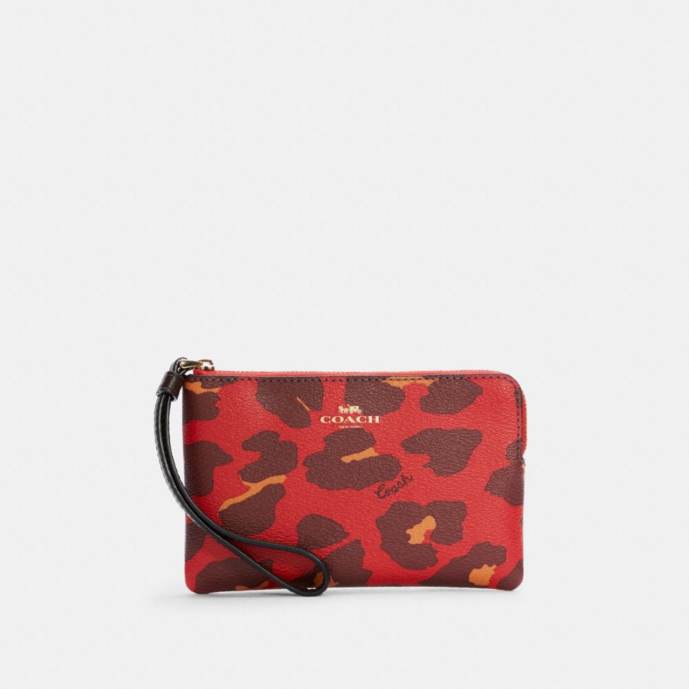 Coach outlet leopard discount purse