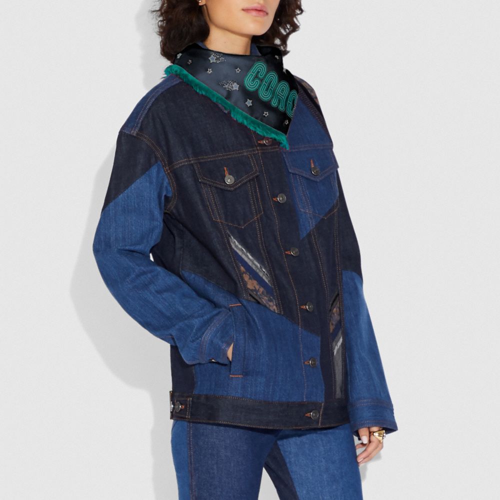 Magic Star Silk Square Scarf