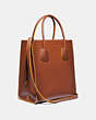 COACH®,CASHIN CARRY TOTE 29,Leather,Pewter/1941 Saddle,Angle View