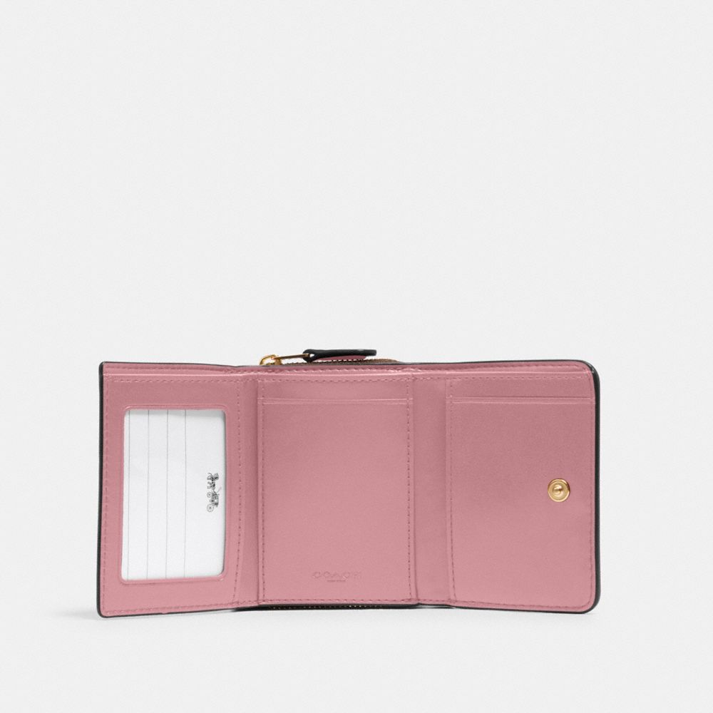 Coach Small Trifold Wallet, Pink
