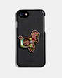 COACH®,REXY PHONE GRIP,Metal,Oil Slick,Front View