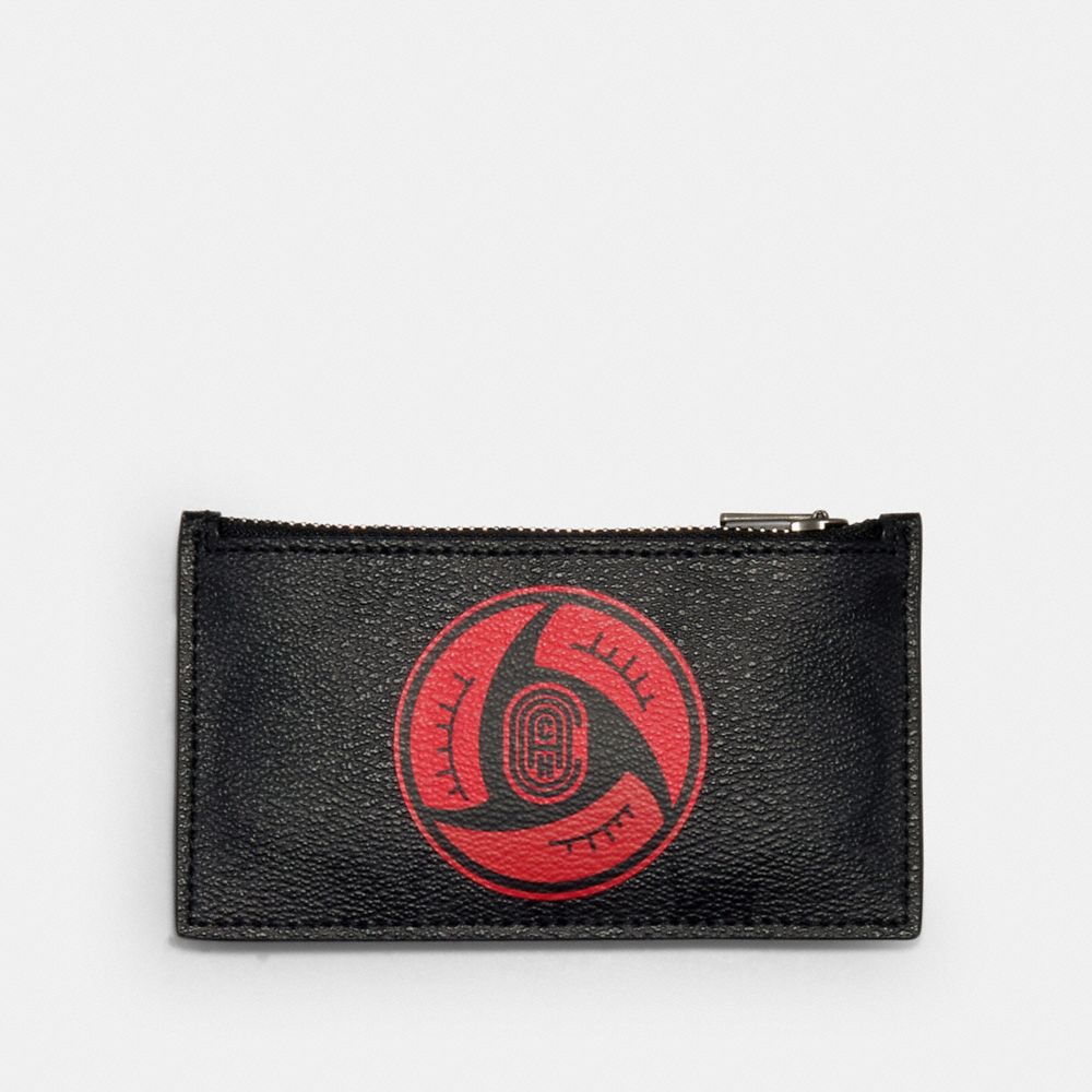 Coach X Michael B. Jordan Zip Card Case In Signature Canvas