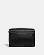 COACH®,DREAMER SHOULDER BAG,Leather,Medium,Brass/Black,Back View