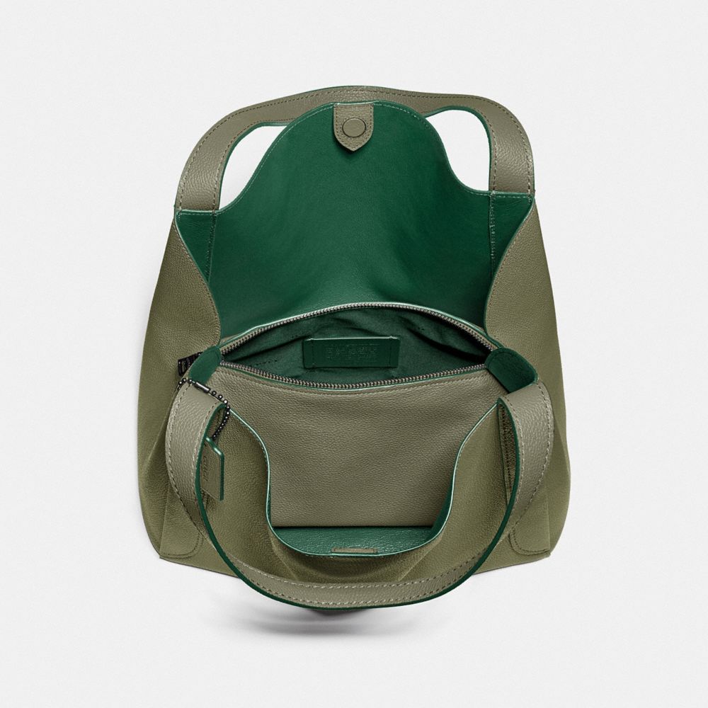 COACH®,QA_AUTO_ POLISHED PEBBLE LEATHER HADLEY HOBO,,Inside View,Top View