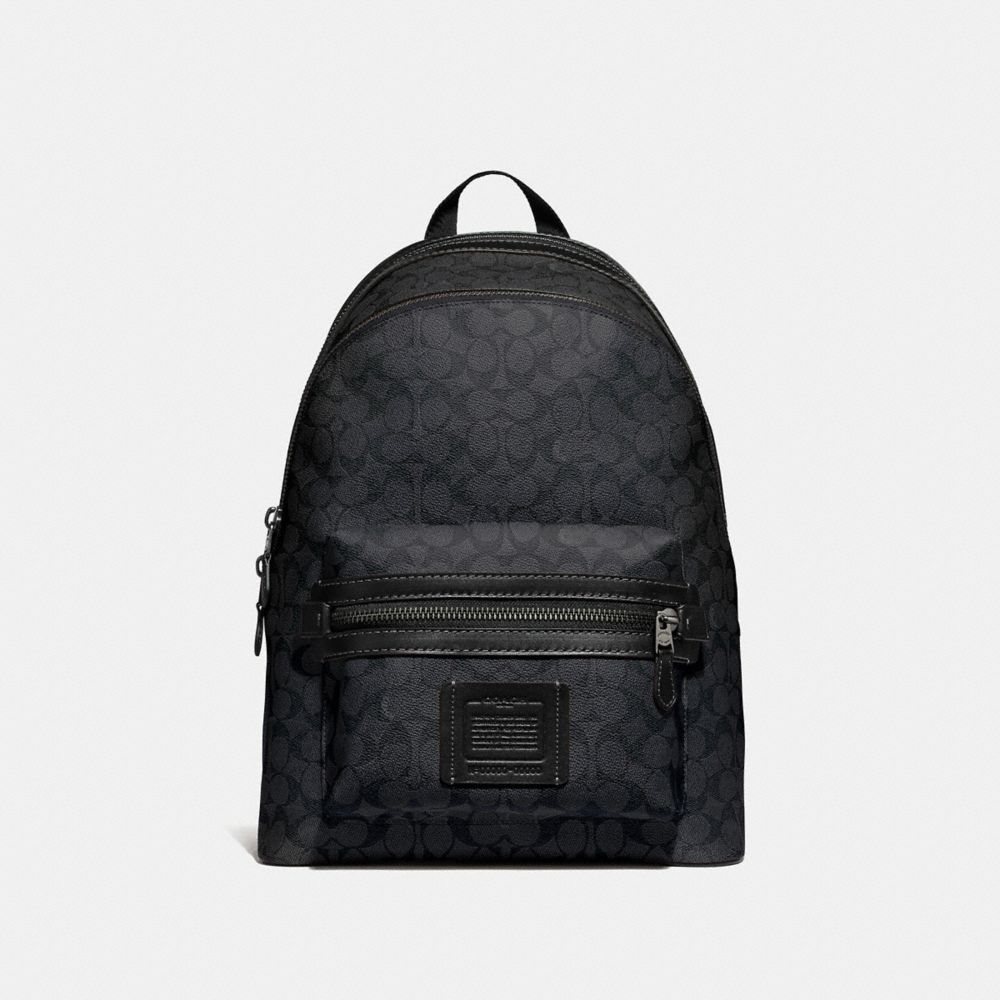COACH®,Academy Backpack In Signature Canvas,,Front View