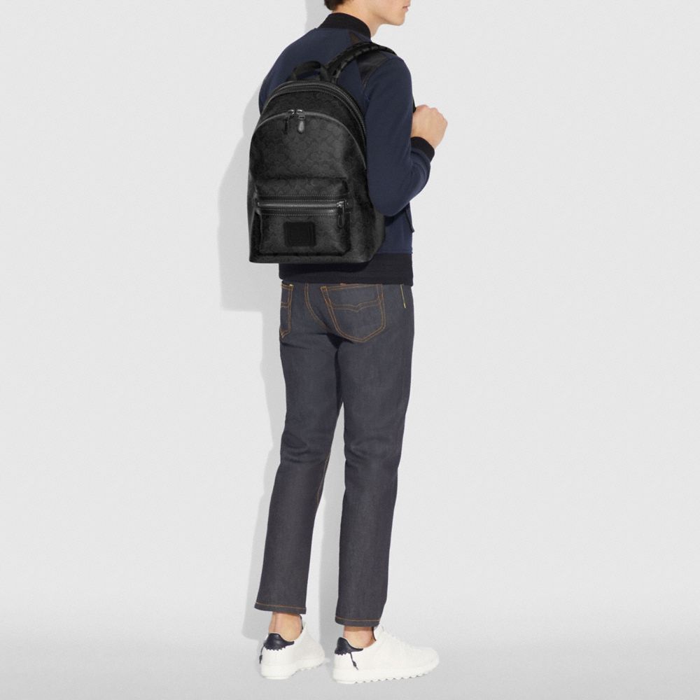 Coach academy backpack in signature canvas sales