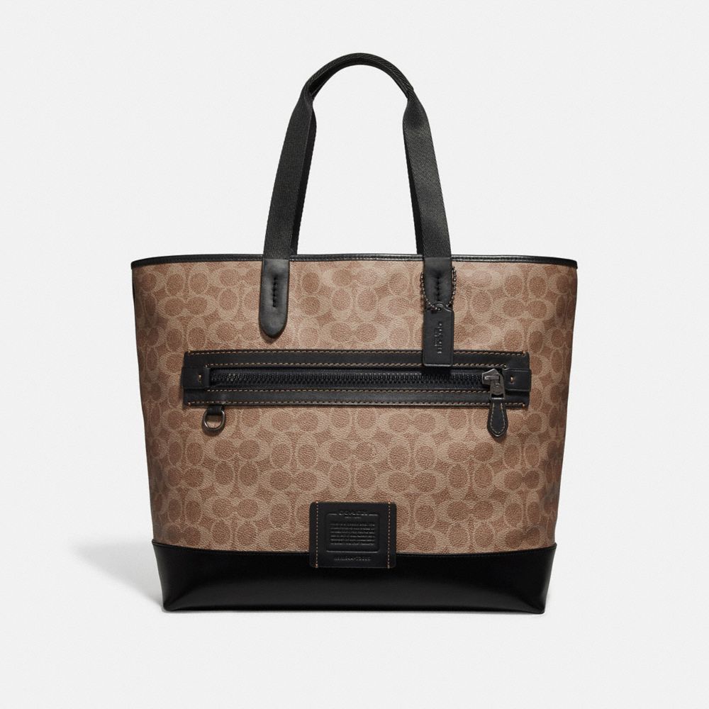 COACH Academy Tote In Signature Canvas