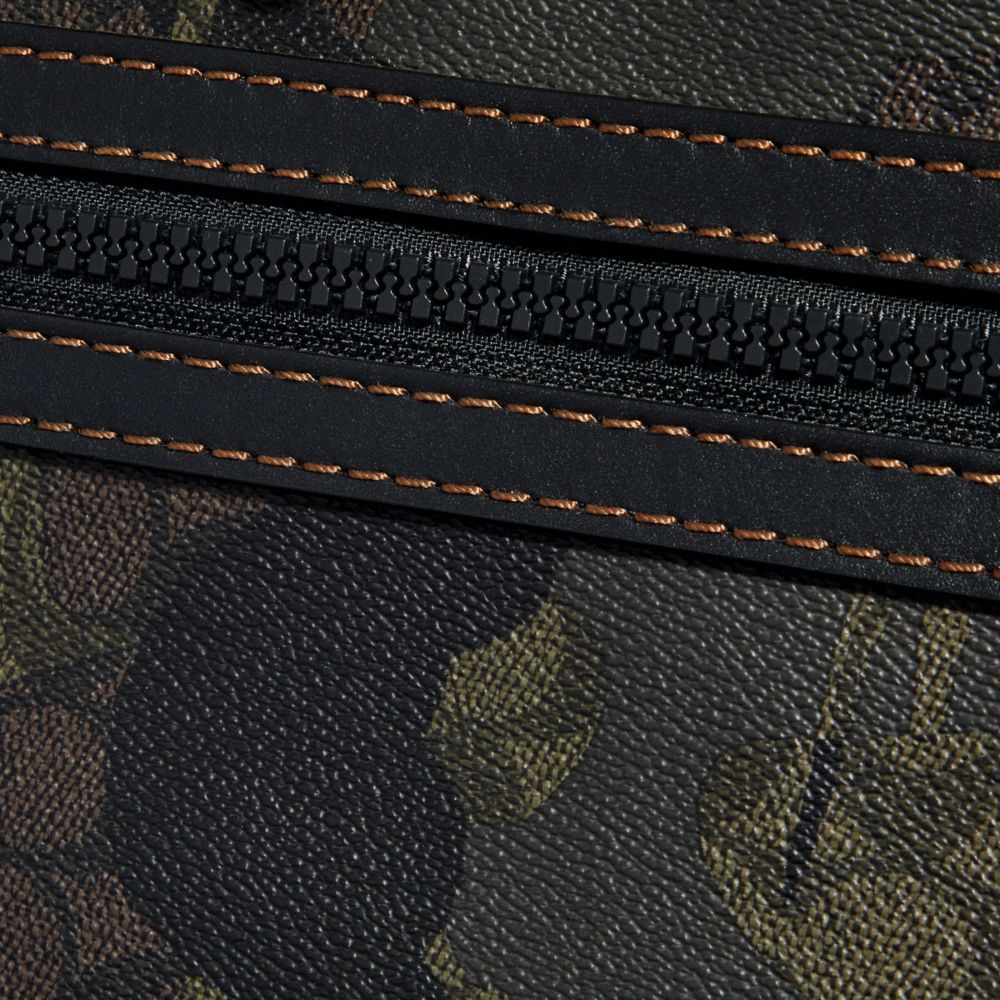 Academy Tote In Signature Canvas With Camo Print