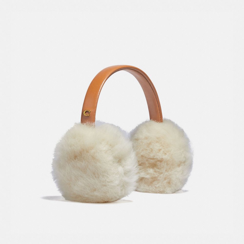 COACH®: Shearling Earmuffs