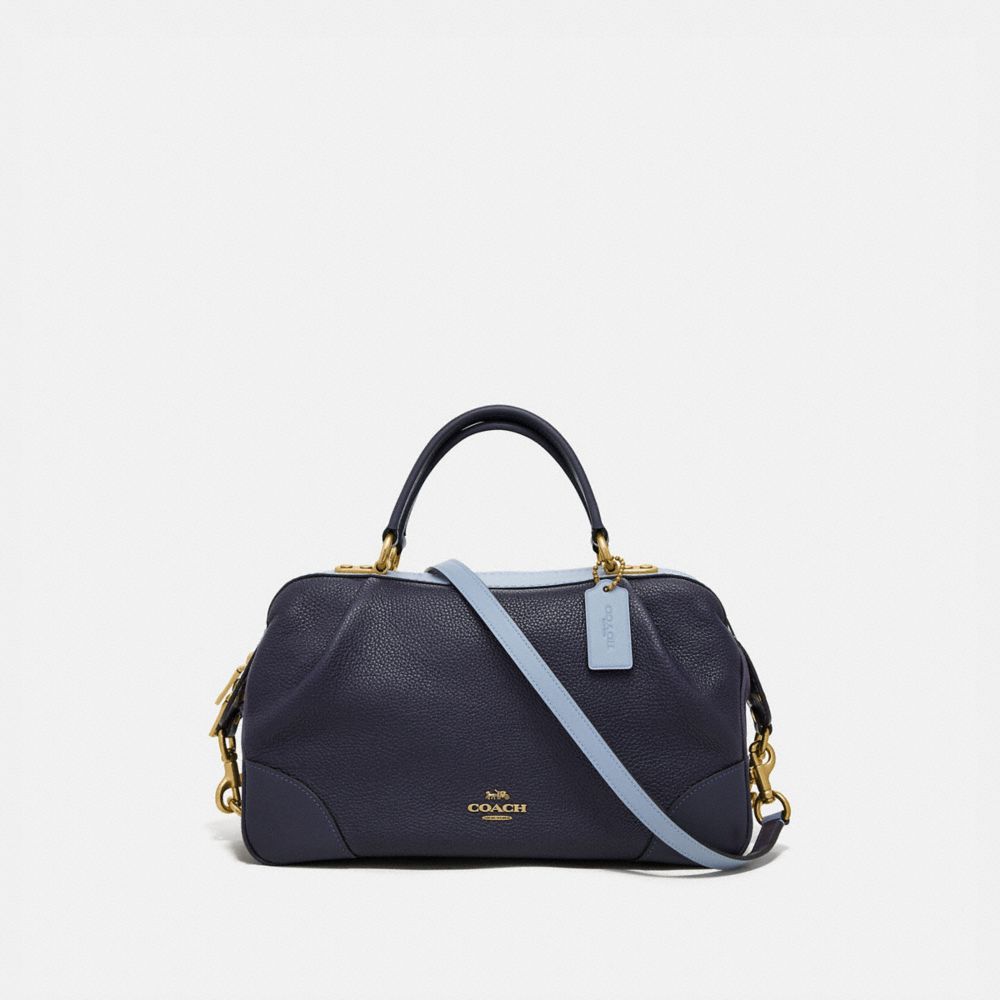 Pebbled Leather Laine Satchel