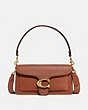 COACH®,TABBY SHOULDER BAG 26,Pebble Leather,Medium,Brass/1941 Saddle 2,Front View