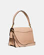 COACH®,TABBY SHOULDER BAG,Leather,Medium,Brass/Beechwood,Angle View