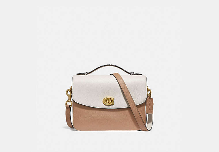 Cassie Crossbody In Colorblock With Snakeskin Detail