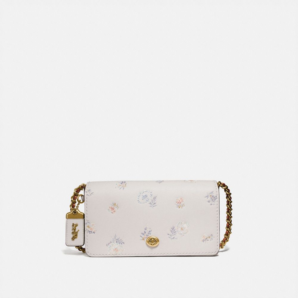 COACH®,Dinky With Meadow Prairie Print,,Front View