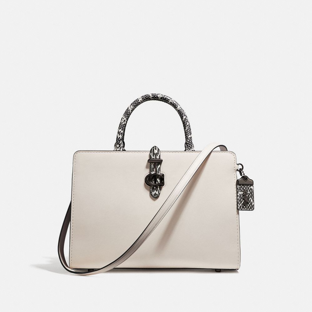 Coach serra satchel cheap in colorblock