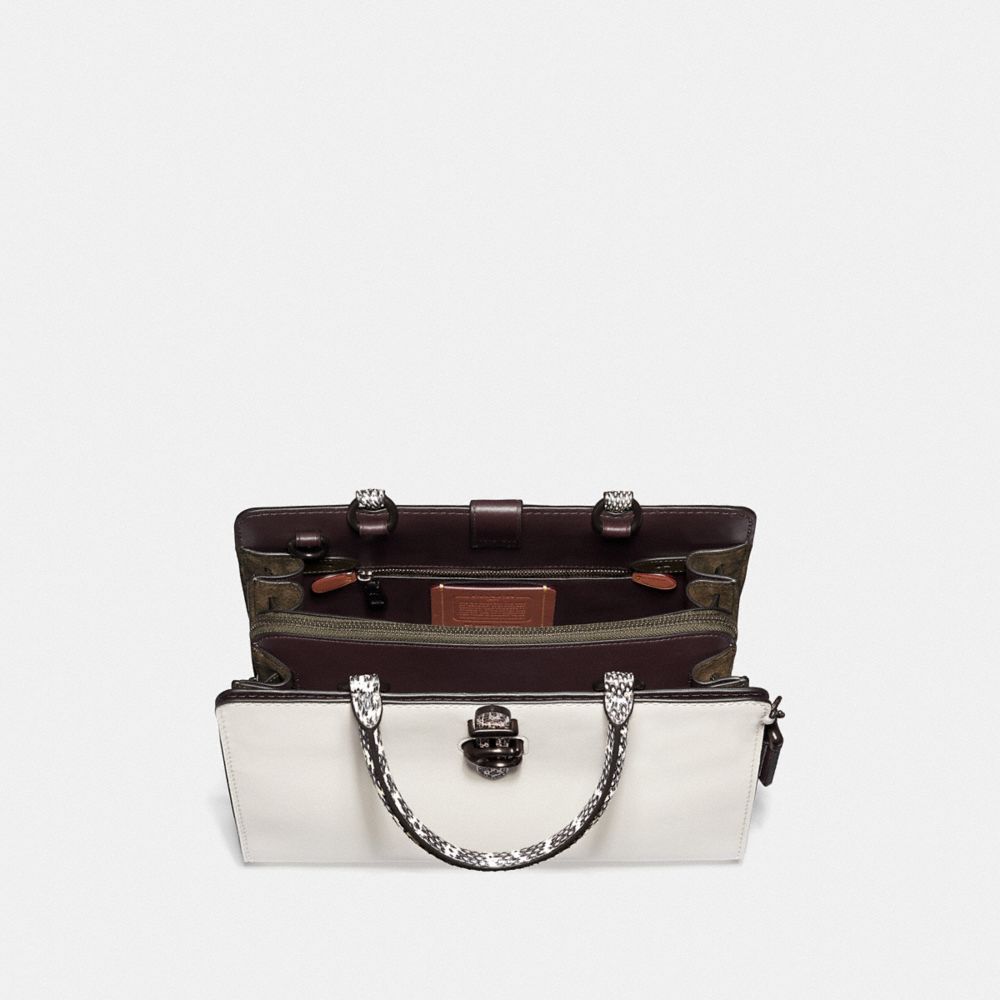 Coach serra satchel in hot sale colorblock