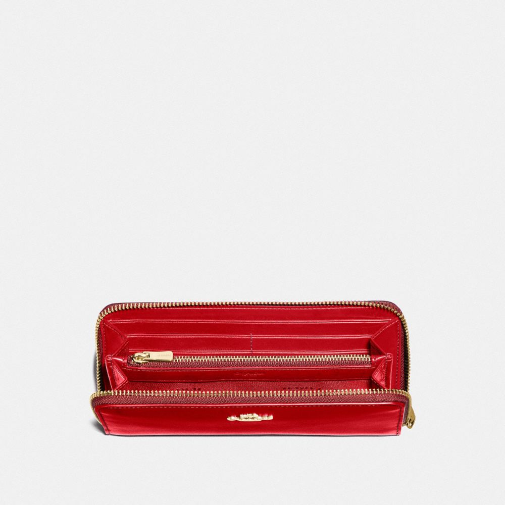 Boxed Slim Accordion Zip Wallet