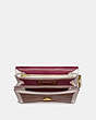 COACH®,RILEY TOP HANDLE 18 IN SIGNATURE CANVAS,pvc,Small,Brass/Tan/Chalk,Inside View,Top View