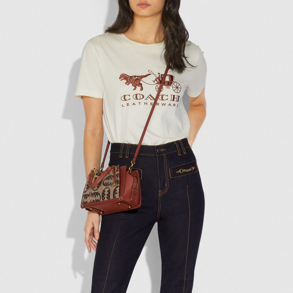 Coach Dreamer 21 Signature Canvas Shoulder Bag With Tattoo, $634