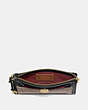 COACH®,DREAMER WRISTLET IN SIGNATURE CANVAS,Coated Canvas,Brass/Tan Black,Inside View,Top View