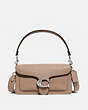 COACH®,TABBY SHOULDER BAG 26,Pebbled Leather,Medium,Light Antique Nickel/Taupe,Front View