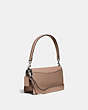 COACH®,TABBY SHOULDER BAG 26,Pebbled Leather,Medium,Light Antique Nickel/Taupe,Angle View