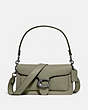 COACH®,TABBY SHOULDER BAG 26,Pebbled Leather,Medium,Pewter/Light Fern,Front View
