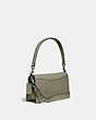 COACH®,TABBY SHOULDER BAG 26,Pebbled Leather,Medium,Pewter/Light Fern,Angle View
