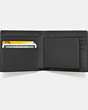 COACH®,3-IN-1 WALLET,Smooth Leather,GRAPHITE,Inside View,Top View