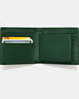 COACH®,3-IN-1 WALLET,Smooth Leather,RACING GREEN,Inside View,Top View