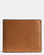 COACH®,3-IN-1 WALLET,Smooth Leather,Saddle,Front View