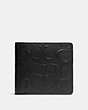 COACH®,COIN WALLET,Leather,Black,Front View