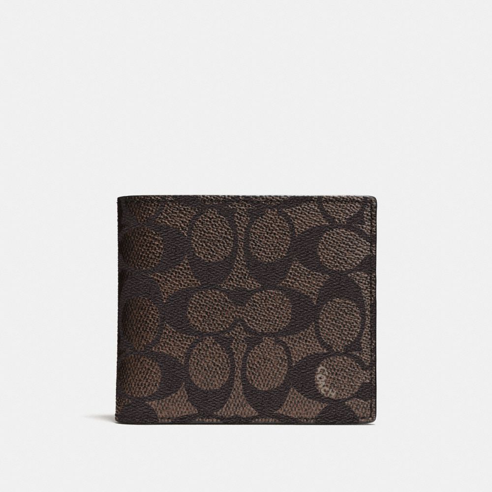 Coach best sale wallet signature