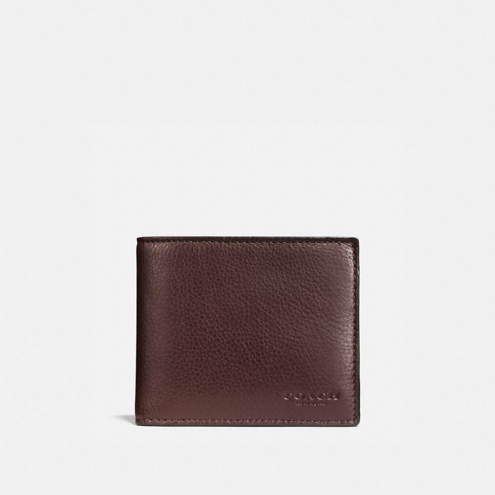 COACH®: 3 In 1 Wallet With Signature Canvas Detail