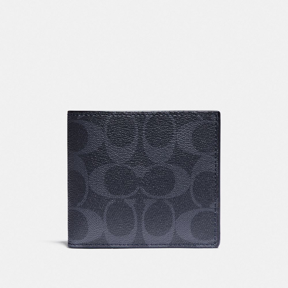 COACH®,コイン ウォレット シグネチャー コーテッド キャンバス,二つ折り&三つ折り財布,ﾃﾞﾆﾑ