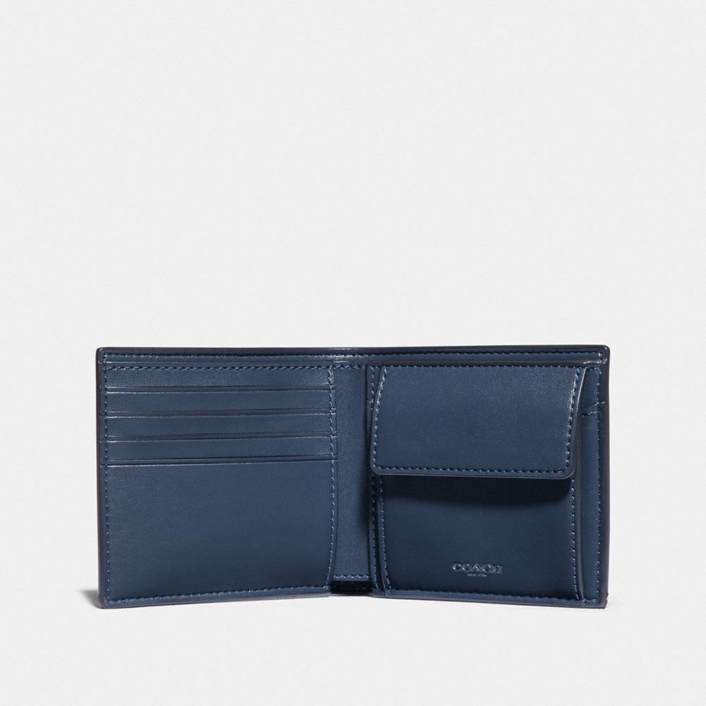 COACH®,コイン ウォレット シグネチャー コーテッド キャンバス,ミニ財布(二つ折り&三つ折り),ﾃﾞﾆﾑ
