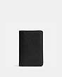 COACH®,CARD WALLET,Crossgrain Leather,Black,Front View