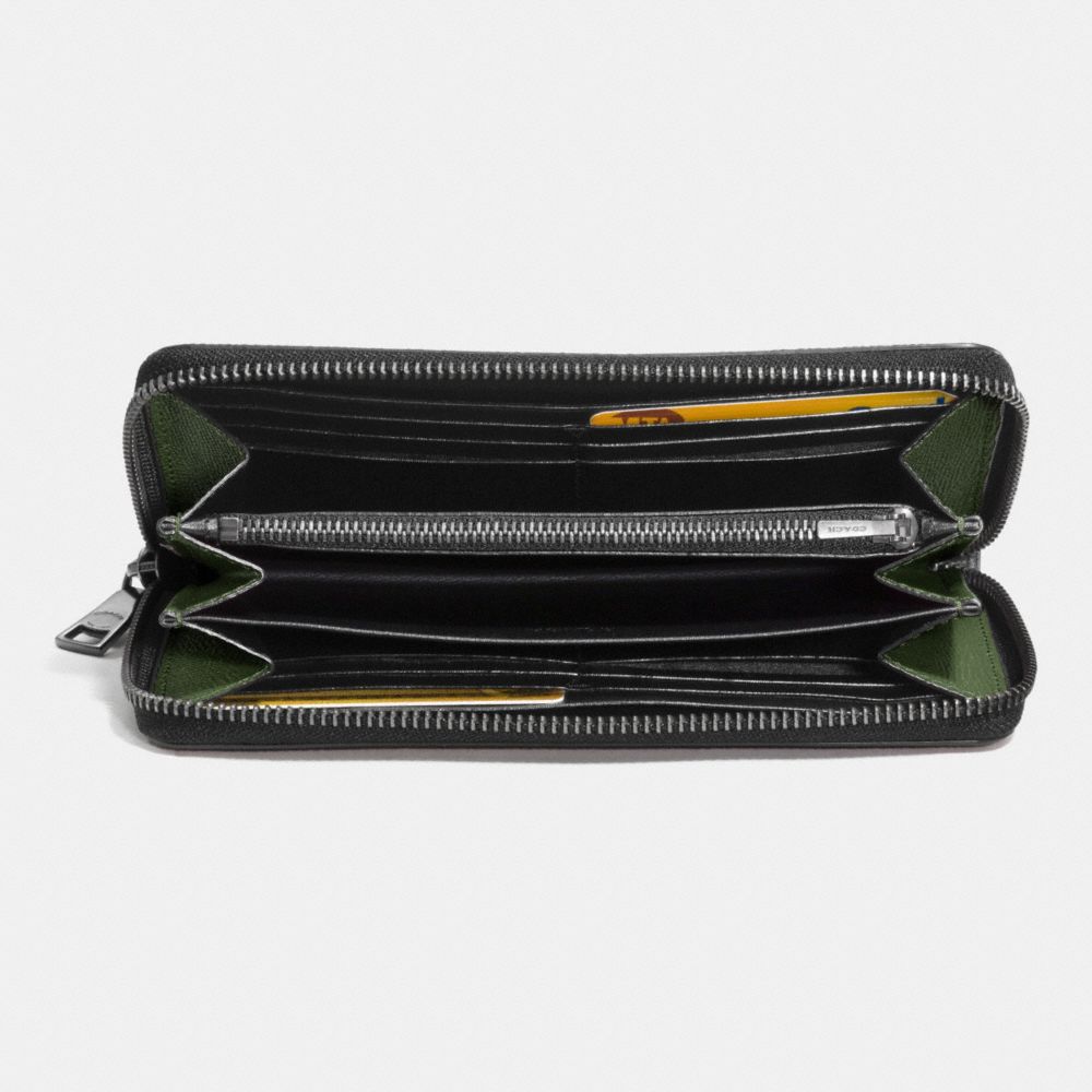 Accordion Wallet In Crossgrain Leather