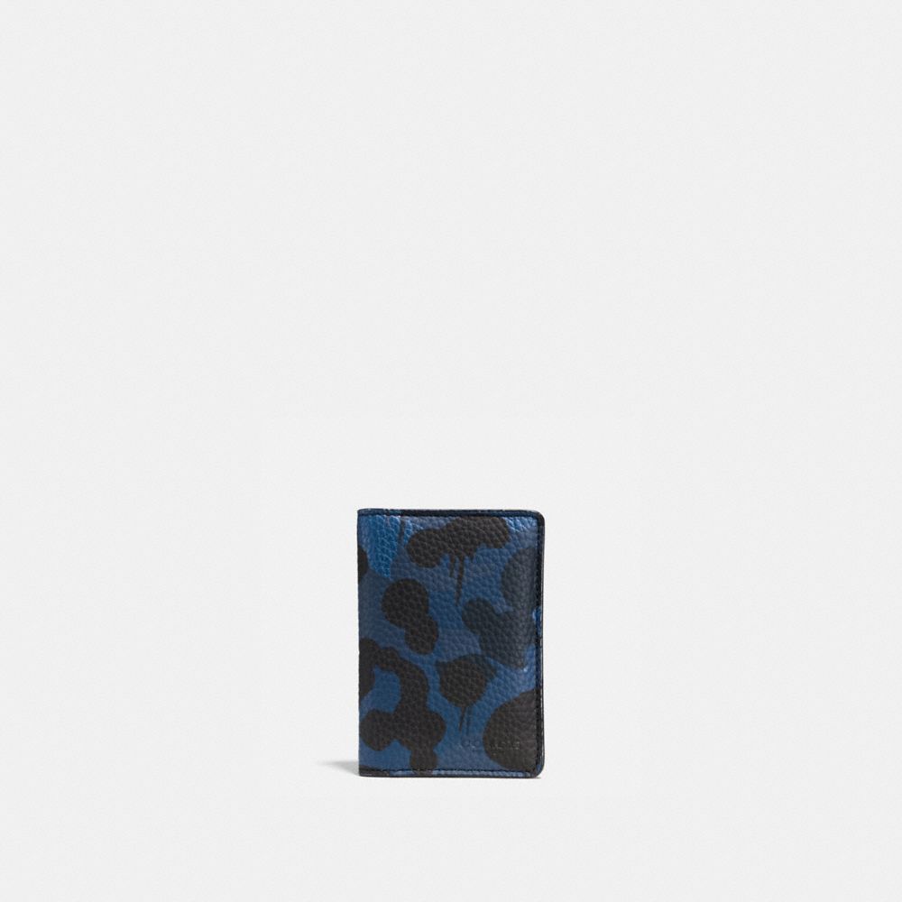 Porte-cartes à imprimé camouflage